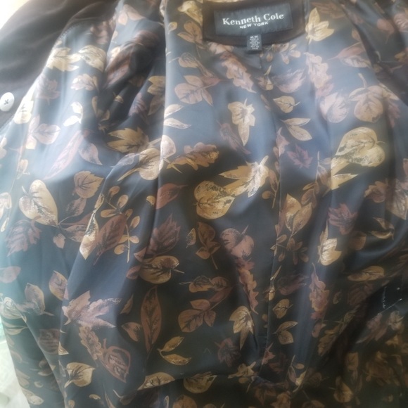 Kenneth Cole Dark Brown Suede Blazer - Picture 4 of 6